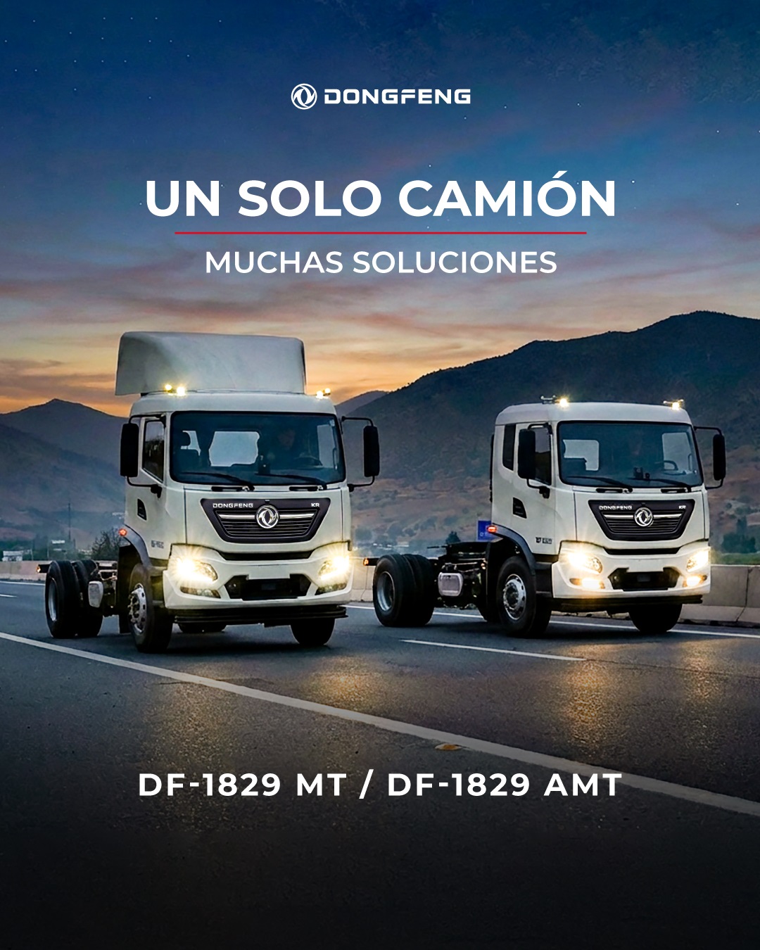 Un solo camión. Muchas soluciones. DF-1829 MT / DF-1829 AMT
